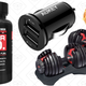 Illustration for article titled Todays Best Deals: The Smallest Car Charger, Adjustable Dumbbells, Short Novels, and More